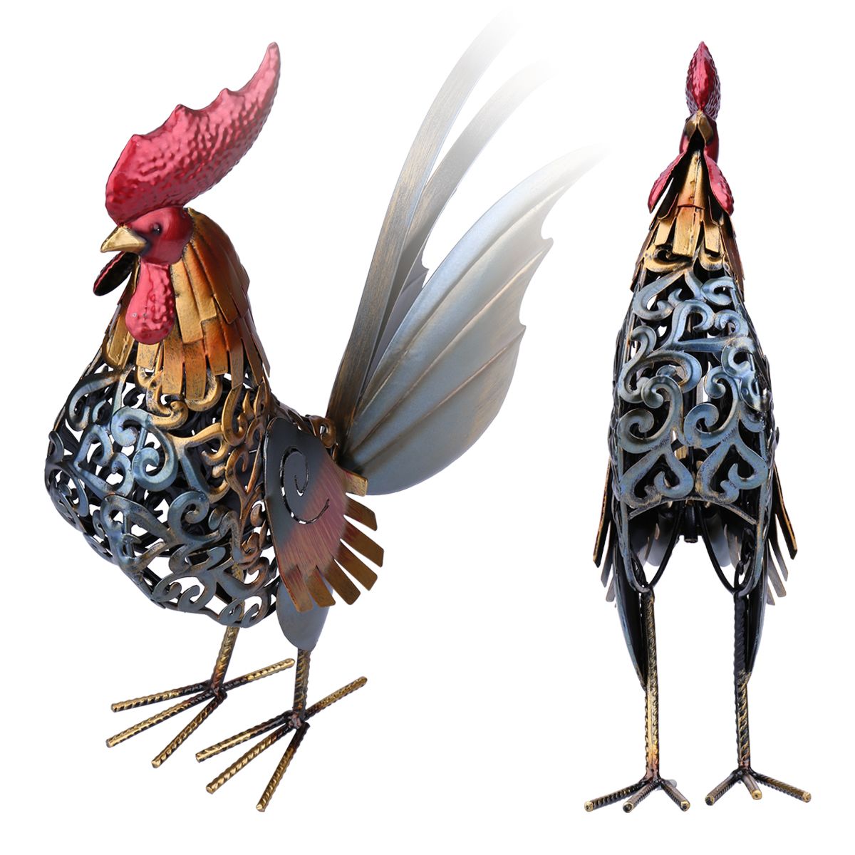 best and cheap multicolored tooarts carved iron rooster metal best and cheap multicolored tooarts carved iron rooster metal