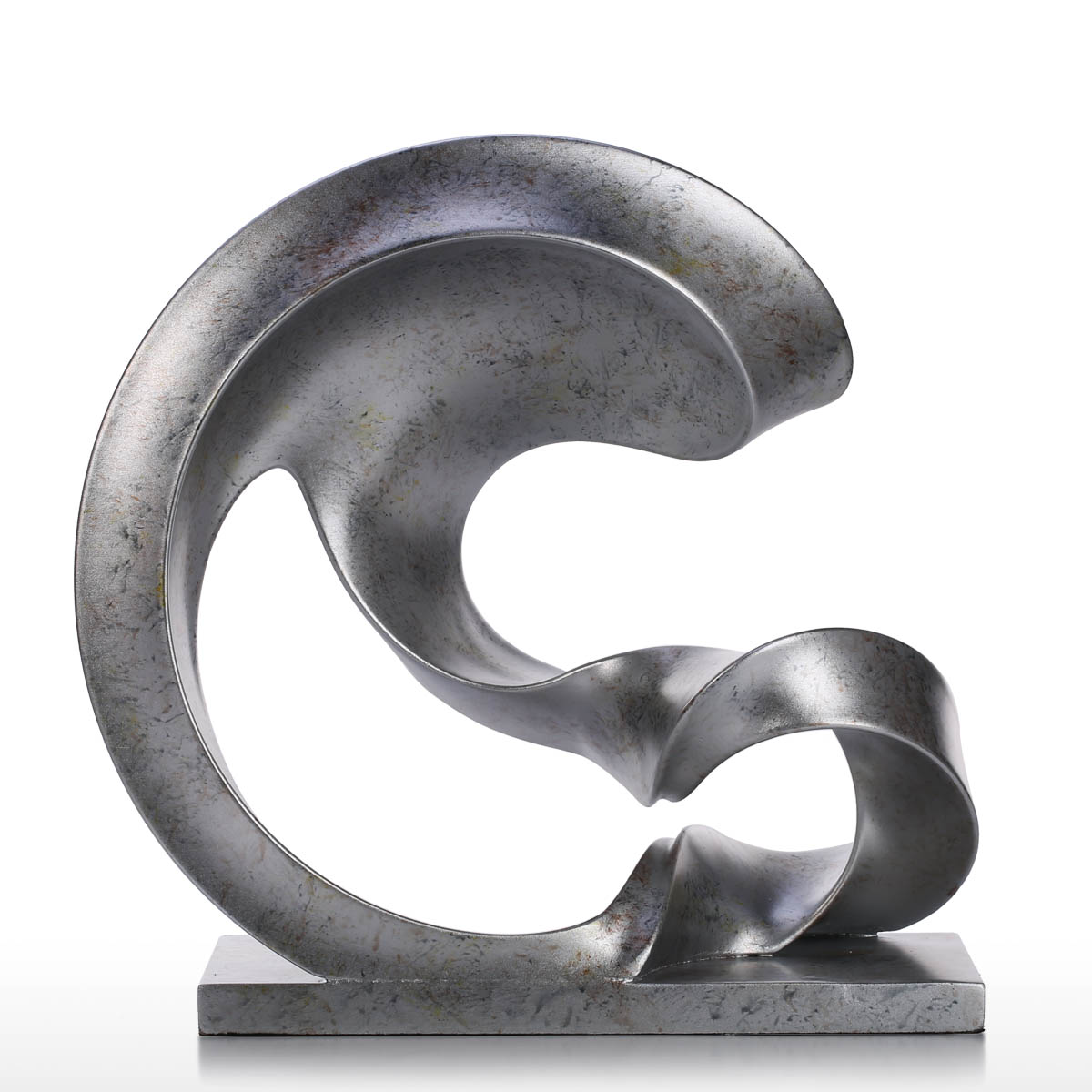 Best and cheap silver color Spoondrift Modern Sculpture Abstract