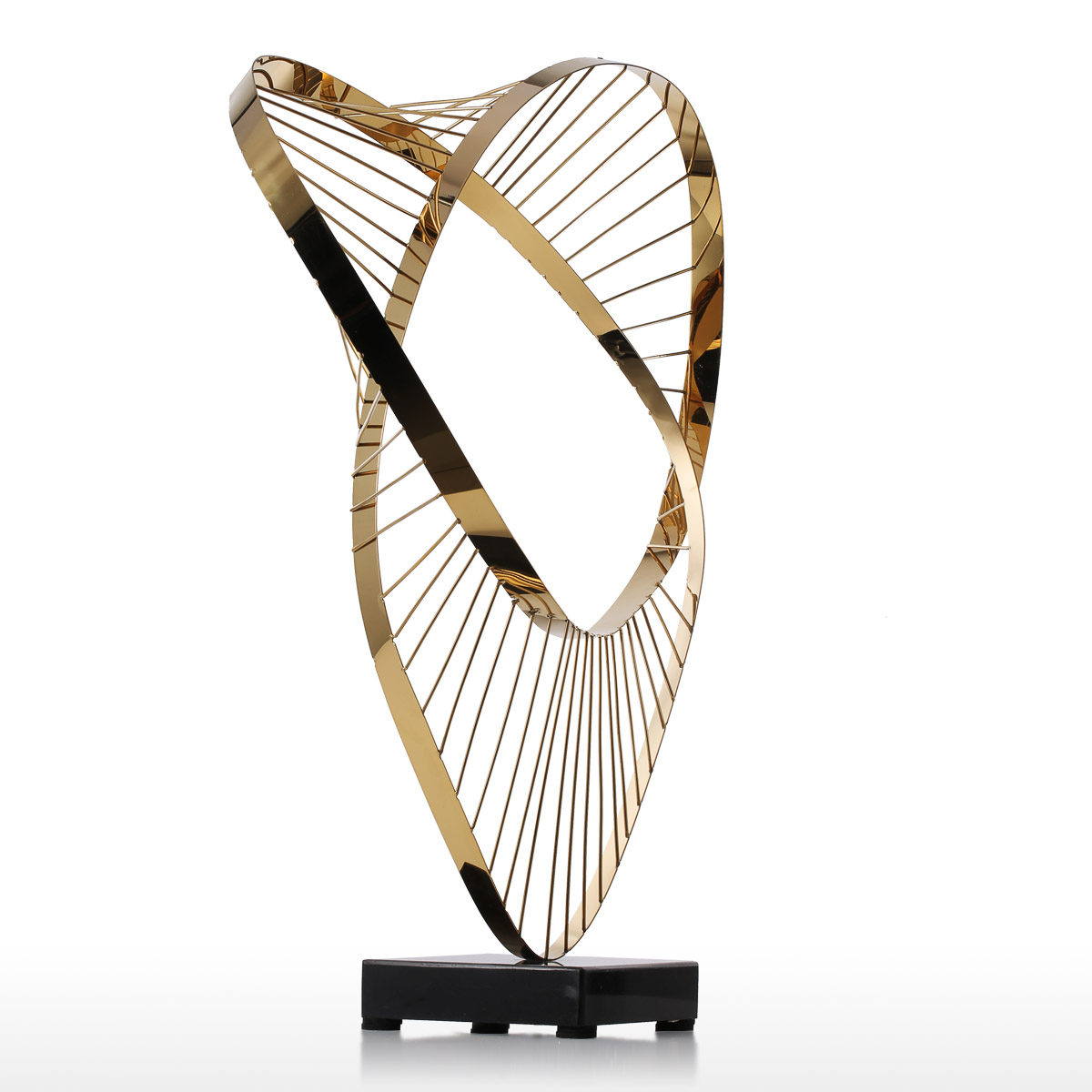 Best and cheap golden four seasons Stainless Steel Ornament Modern