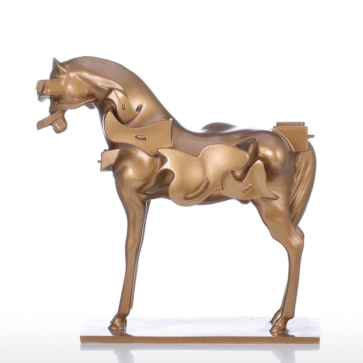 best and cheap golden tomfeel surrealism horse resin sculpture best and cheap golden tomfeel surrealism horse resin sculpture